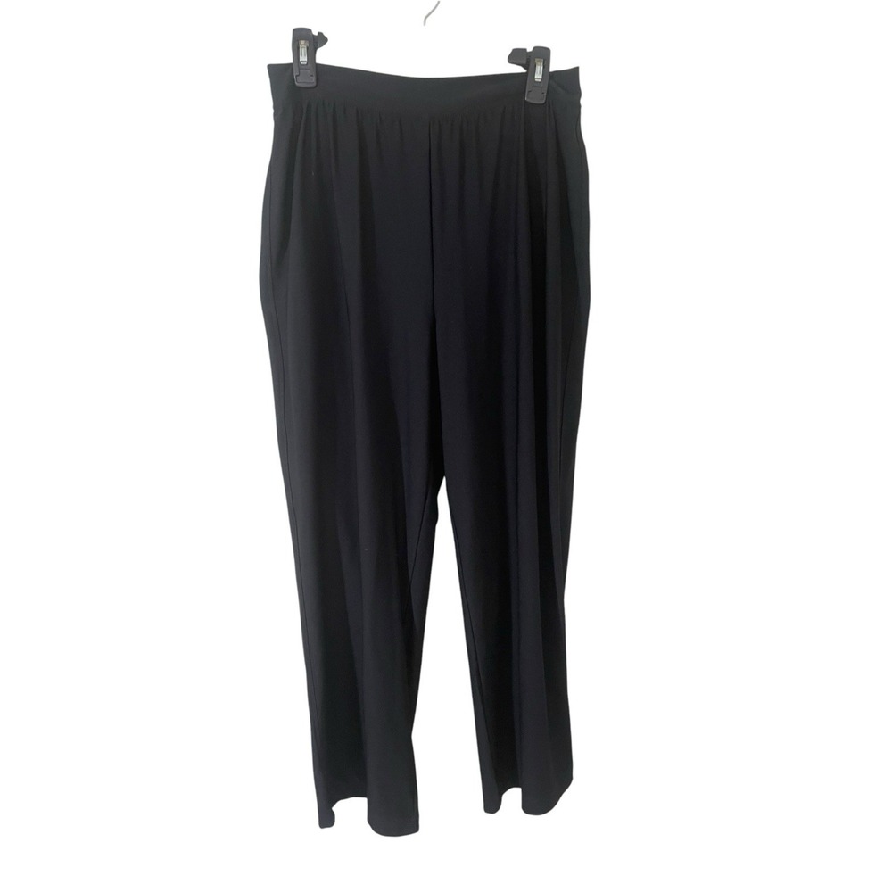 Spanx Women Ponte Pants L Black Professional Minimalist Quiet Luxury Shapewear